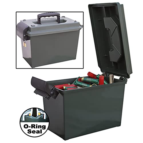 MTM SDB-0-11 Sportsmen's Dry Box, O-Ring Sealed, Heavy Duty Latch, Lockable, Crush-Proof, USA Made, Forest Green - Image 3