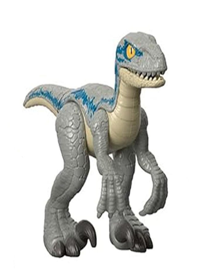 imaginext جزء بديل من إيميجينكست لسيارة الديناصورات فيشر-برايس من عالم الديناصورات - FMX87 - تمثال ديناصور أزرق - Image 1