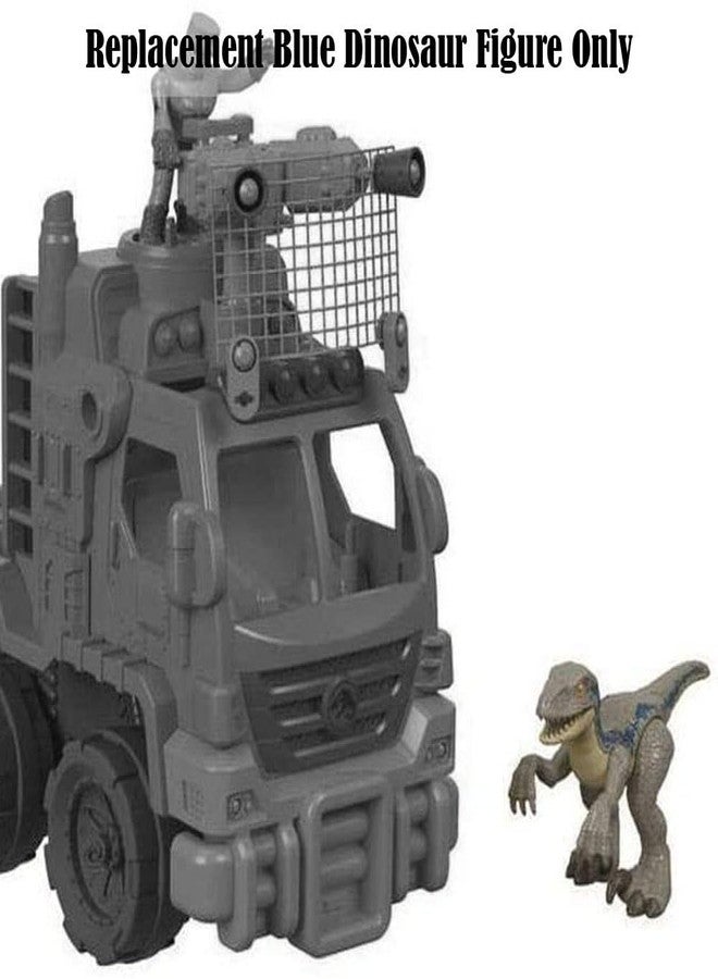 imaginext جزء بديل من إيميجينكست لسيارة الديناصورات فيشر-برايس من عالم الديناصورات - FMX87 - تمثال ديناصور أزرق - Image 2