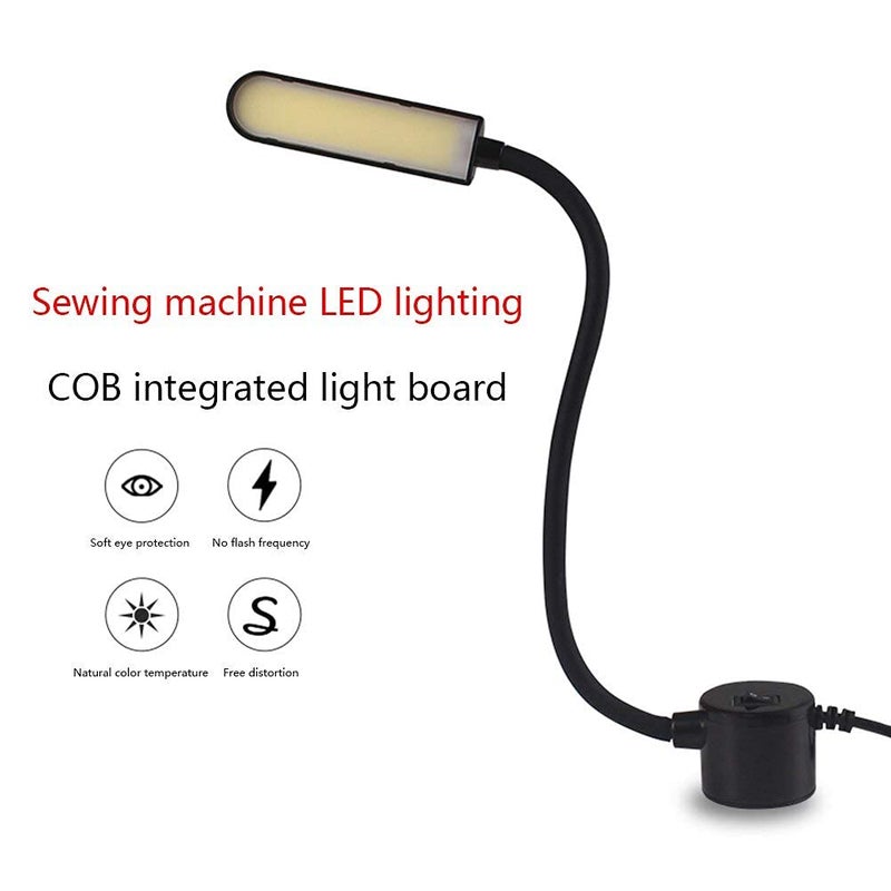 Bellveen 10W Magnetic Mounting Base Working Lamp Flexible 360 Degree Movable Lamp with Toggle Switch and 30 LEDs Black Indian Plug - Image 5