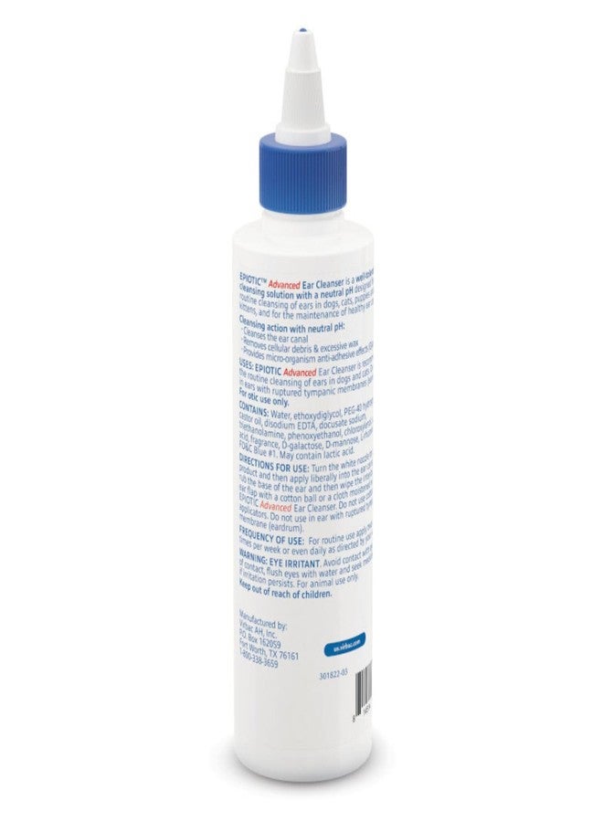 Virbac EPIOTIC® Advanced Ear Cleanser | Powerful and Gentle Cleanser For Dogs and Cats of all ages, 8 oz - Image 3
