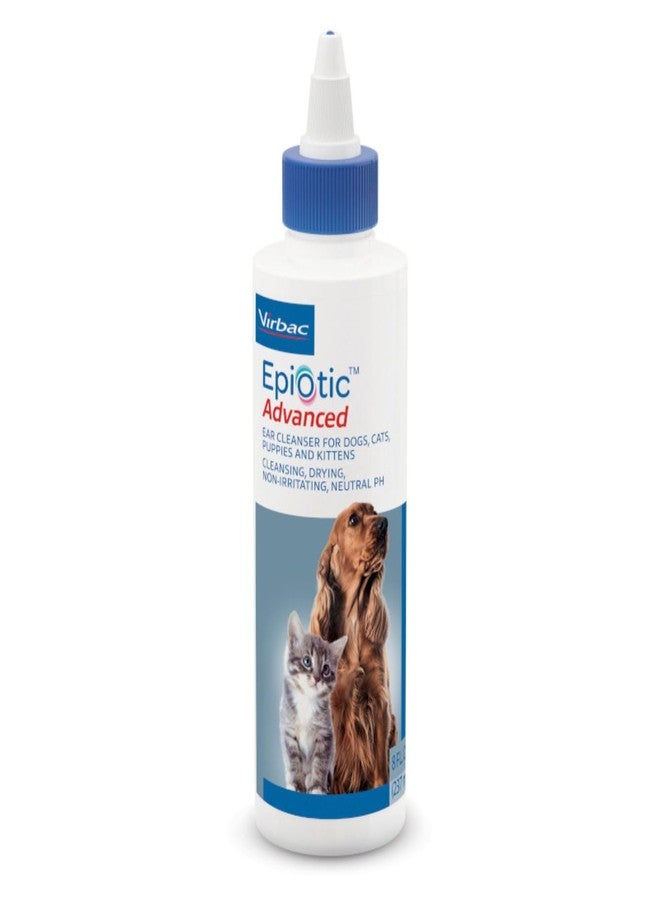 Virbac EPIOTIC® Advanced Ear Cleanser | Powerful and Gentle Cleanser For Dogs and Cats of all ages, 8 oz - Image 1