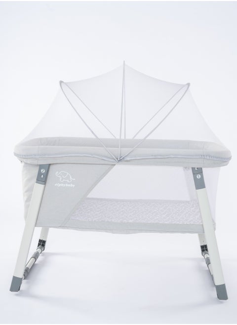Baby Cot With Rocking Function And Mosquito Net