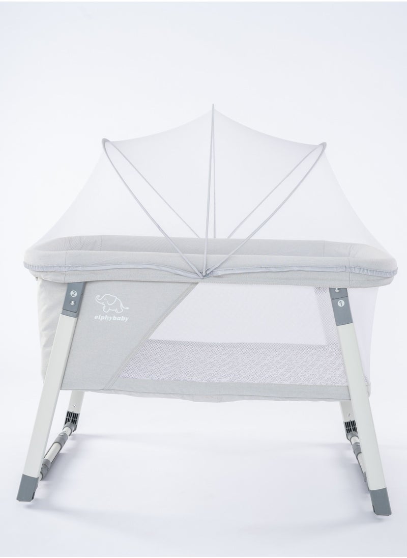 elphybaby - Baby Cot With Rocking Function And Mosquito Net - Image 1