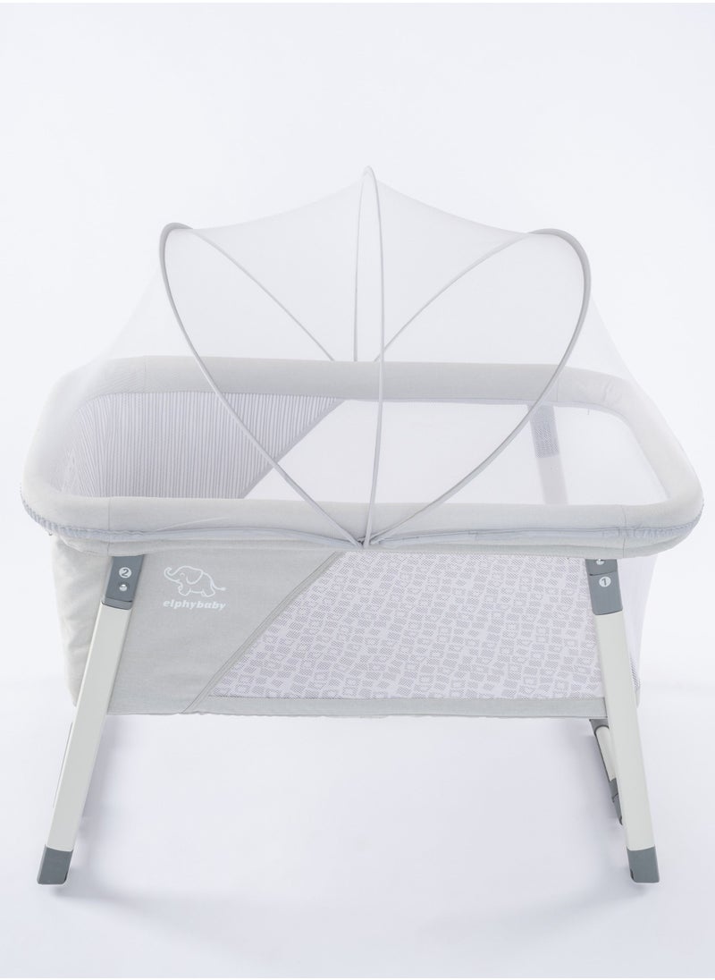 elphybaby - Baby Cot With Rocking Function And Mosquito Net - Image 1