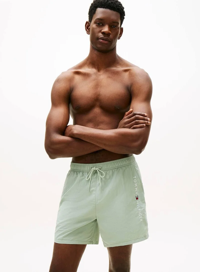 Tommy Hilfiger Original Logo Mid Length Swim Shorts