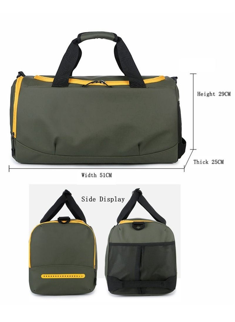 Cool Baby COOLBABY Men's And Women's Travel Duffle Bag Gym Bag With Shoe Compartment Gym Bag With Wet Towel Waterproof Pocket For Travel Outdoor Workout Overnight And Weekend - Image 5