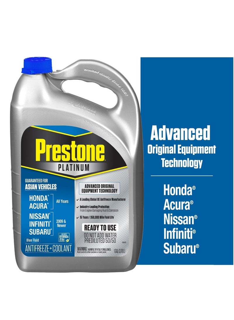 Prestone Max Blue Coolant – Compatible with Honda, Acura, Nissan, Infiniti & Subaru – Ready to Use, Long-Life Protection  – Original Made in USA - Image 3