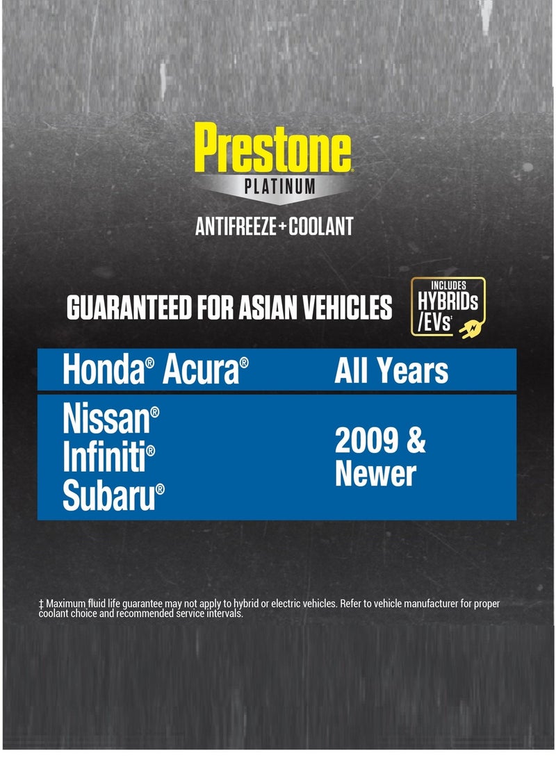Prestone Max Blue Coolant – Compatible with Honda, Acura, Nissan, Infiniti & Subaru – Ready to Use, Long-Life Protection  – Original Made in USA - Image 4