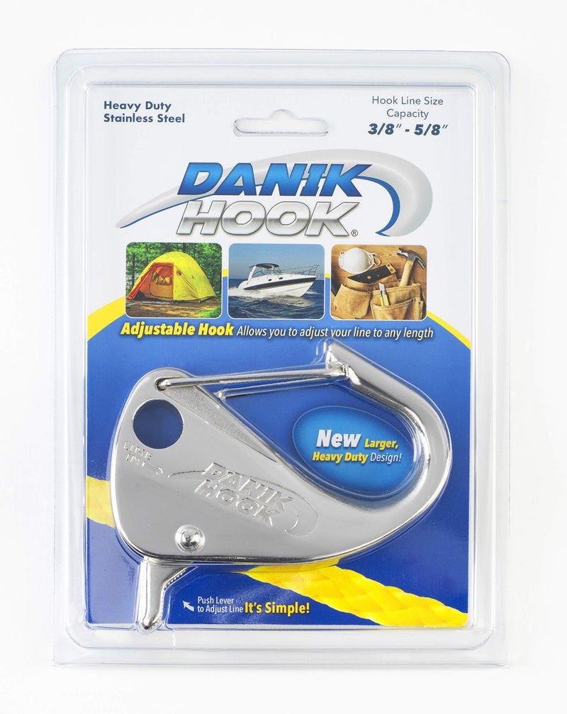 Danik Hook Heavy-Duty Stainless Steel Adjustable Anchor Hook – Quick Release, Knotless Marine Anchor System for Boats, RVs, and Outdoor Use – Holds up to 10,000 lbs (Anchor Line Not Included) - Image 2