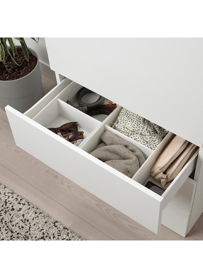 Generic Box with compartments, white, 20x34x10 cm  - Image 3