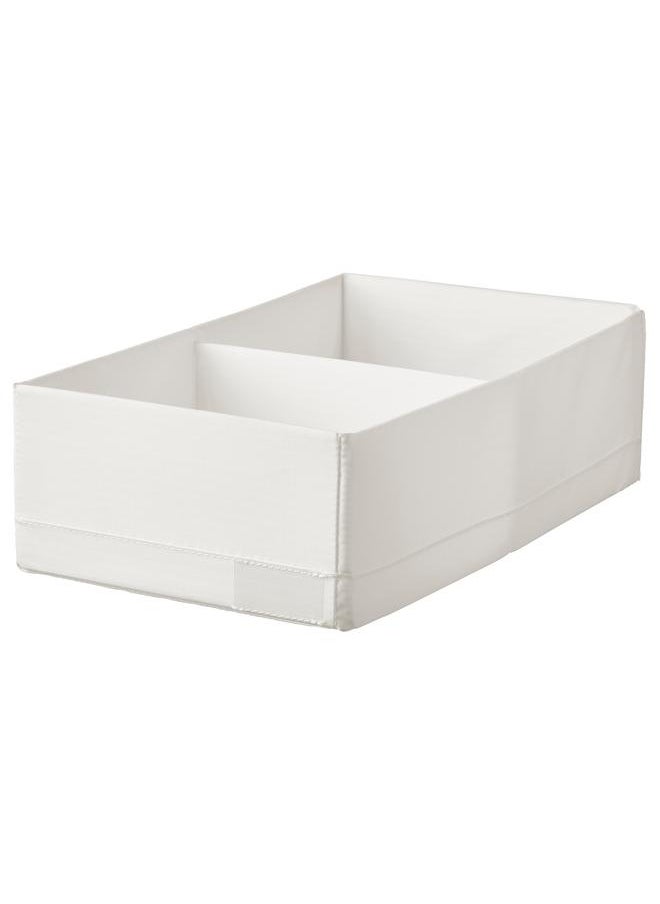 Generic Box with compartments, white, 20x34x10 cm  - Image 1