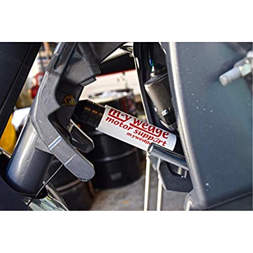 M-Y Wedge Outboard Transom Saver Trailering Support Motor Toter 3-Ram Trim & Tilt - Image 1