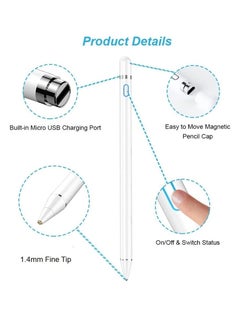 Houmt Active Stylus Pens for Touch Screens Digital Stylish Pen Pencil Rechargeable Compatible with iOS And Android Touch Screens Most Capacitive Touch Screens  - Image 3
