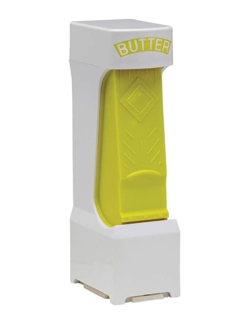 er Cutter - Stainless Steel Hand Held er Cutter Slicer, er Slicer Dispenser er for Making Bread, Cakes, Cookies (Yellow) - Image 1