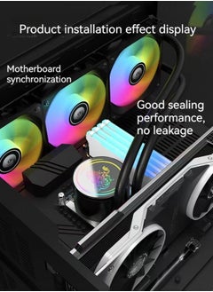 M MIAOYAN New ARGB360 all-in-one CPU water cooling radiator desktop computer silent water cooling fan  - Image 3
