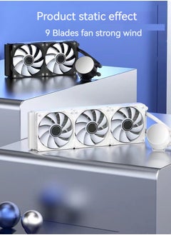 M MIAOYAN New ARGB360 all-in-one CPU water cooling radiator desktop computer silent water cooling fan  - Image 4