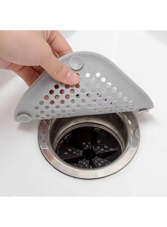 2 Pcs Silicone Shower Drain Hair Catcher Water Trap Sink Bathtub Strainer Plug Filter - Image 5