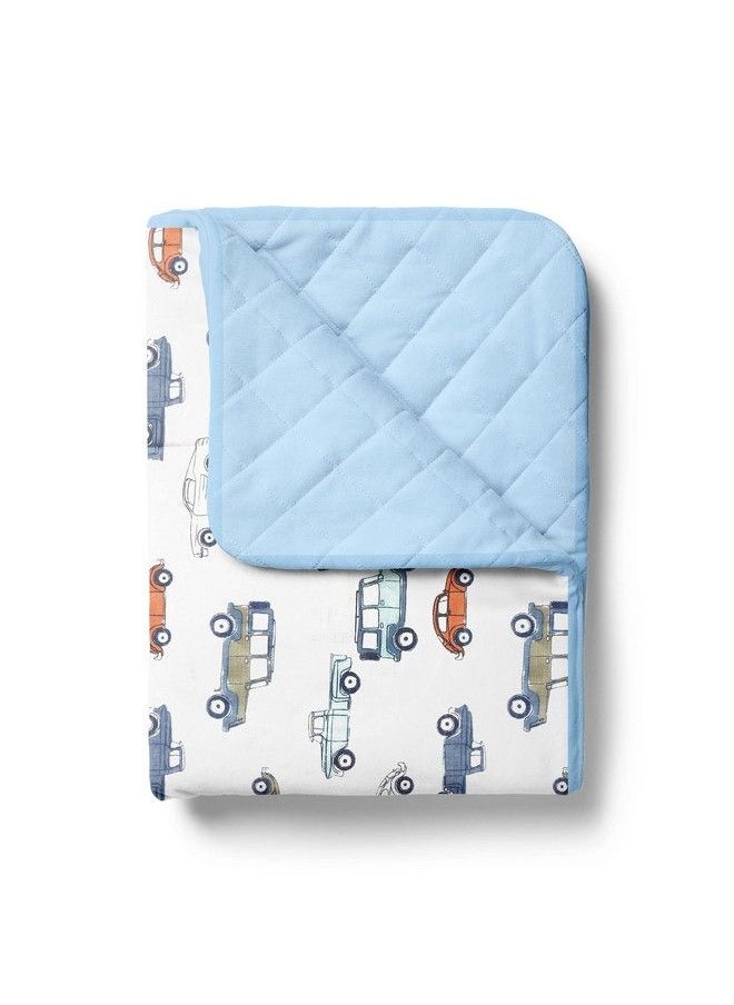 MOM'S HOME Organic Cotton Muslin Baby Winter Quilt (Multicolor)Any 1 Design  - Image 3