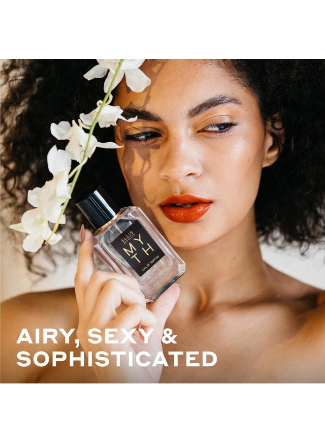 ELLIS BROOKLYN MYTH عطر - عطر مسك للنساء مع البرغموت، أوركيد النمر، مسك الياسمين، و الباتشولي، عطر نباتي مصنوع في الولايات المتحدة الأمريكية - Image 3