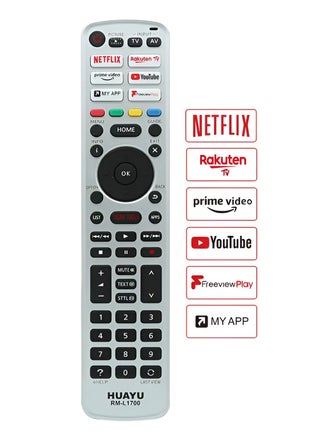 HUAYU Universal Smart Tv Remote Control Use for Panasonic 3D LED LCD 4K TV With Netflix Youtube Myapp Buttons Model RM-L 1700 - pzsku/ZD7F512002A3481107566Z/45/_/1710539987/76984de8-6326-485e-bfad-9a39321d1062