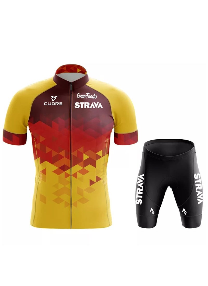 KUYING GR New Summer Outdoor Sunscreen Moisture Absorption Quick Drying Bicycle Women's Cycling Clothing Set  - Image 1