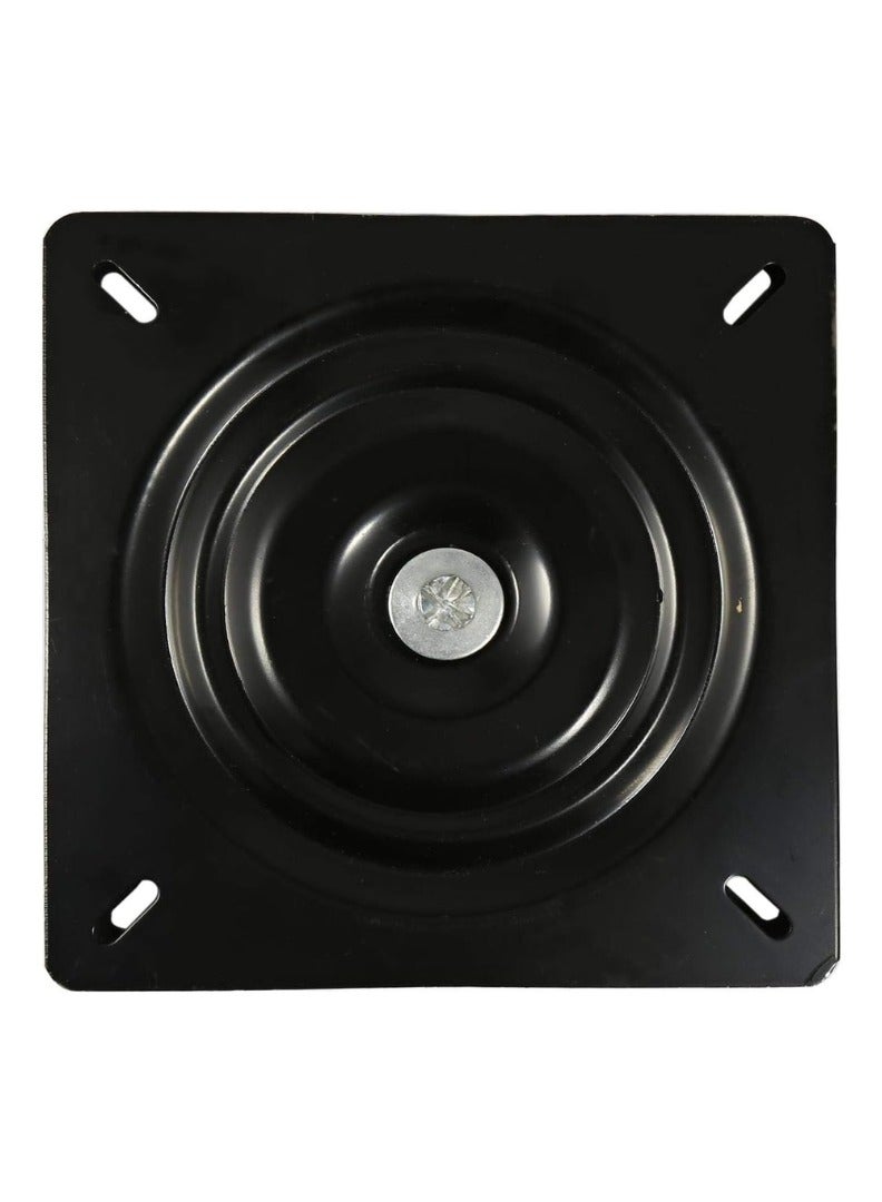 KNP Steel Revolving Swivel Plate Cake Decorating Fondant, Multifunction Cake Icing Spatula - Black 8 inch - Image 1