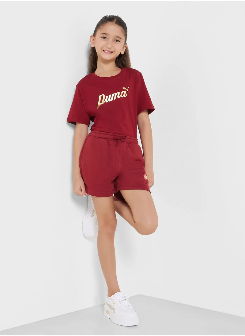 PUMA Youth Essential Script T-Shirt