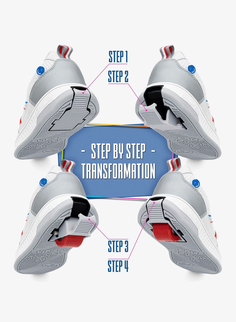 BREEZYROLLERS BREEZY ROLLERS shoes with wheels for children, Roller skates sneakers kids, From children's street shoes to roller skates in a few seconds, Patented click system, Trainers with wheels for girls & boys - Image 4