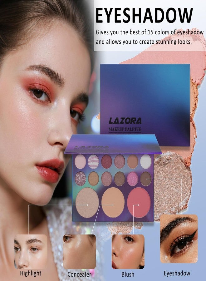 LAZORA Makeup Kit Make Up Gift Set for Girls Makeup Set for Teenagers, Makeup Full Kit for Beginners & Professionals Travel Makeup Set for Teens & Adults - Image 3