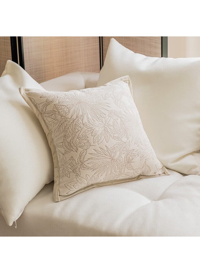 Fanyejia Cream-colored Sofa Cushion Cover, Living Room Decorative Pillowcase, Bedside Backrest Cover, Plush Pillowcase For Bed - Image 2
