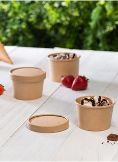 8 oz Kraft Paper Food Containers With Vented Lids 25 Pcs - pzsku/ZD7F55666059BDBE07EC8Z/45/_/1704624851/78b576f0-cdbc-43e8-a46e-8112f0af9bbe