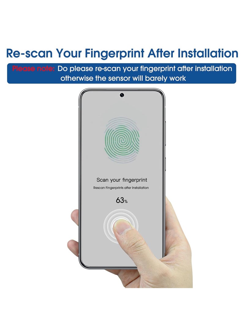 Amfilm - amFilm OneTouch & cam for Samsung Galaxy S25+ S25 Plus 2025 6.7 Screen Protector Tempered Glass (2+2 Pack) Case Friendly New - transparent - Image 1