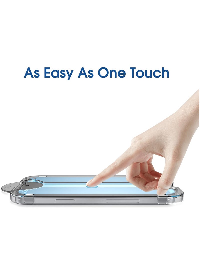Amfilm - amFilm OneTouch & cam for Samsung Galaxy S25+ S25 Plus 2025 6.7 Screen Protector Tempered Glass (2+2 Pack) Case Friendly New - transparent - Image 1