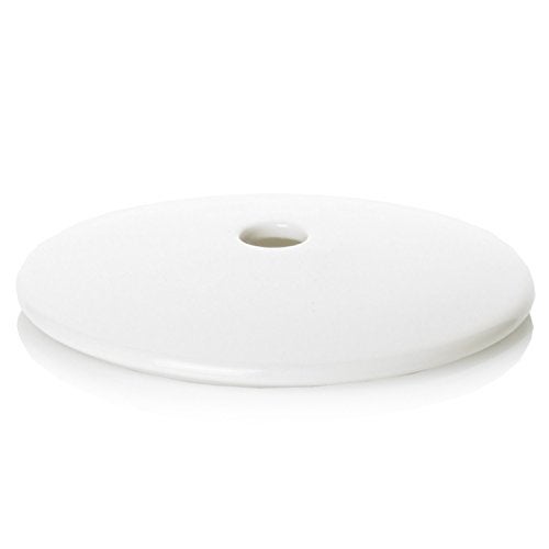 Tea Forte Cafe Cup White Porcelain Tea Cup and Lid, Steeps 8 oz., Microwave and Dishwasher Safe - Image 3