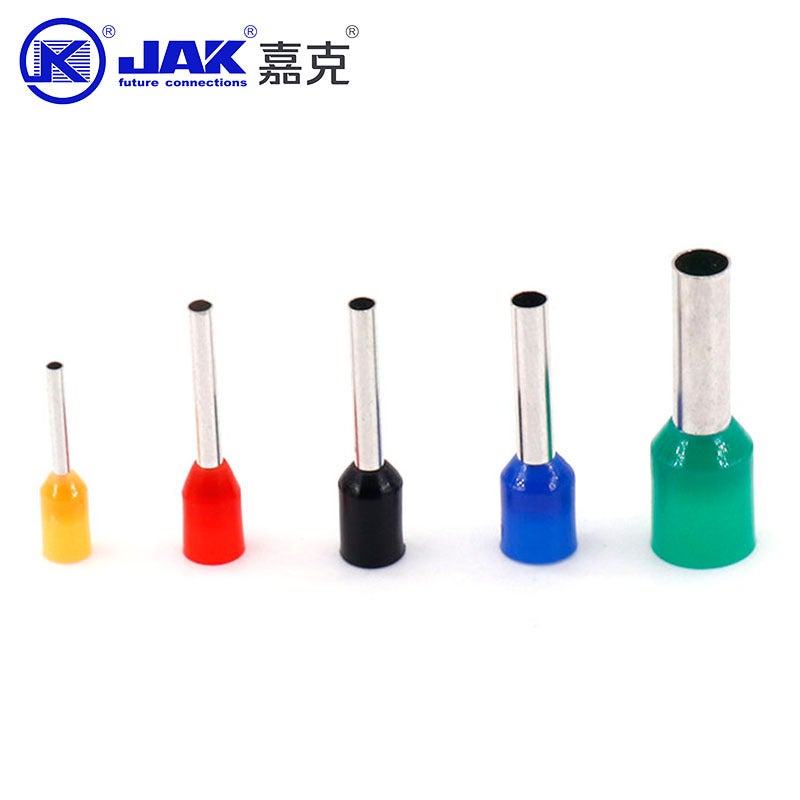 Evn E Series Tubular Terminal Pin Pin Tubular Terminal Pre-Insulated Cold-Pressed Terminal European Terminal Block - Image 5