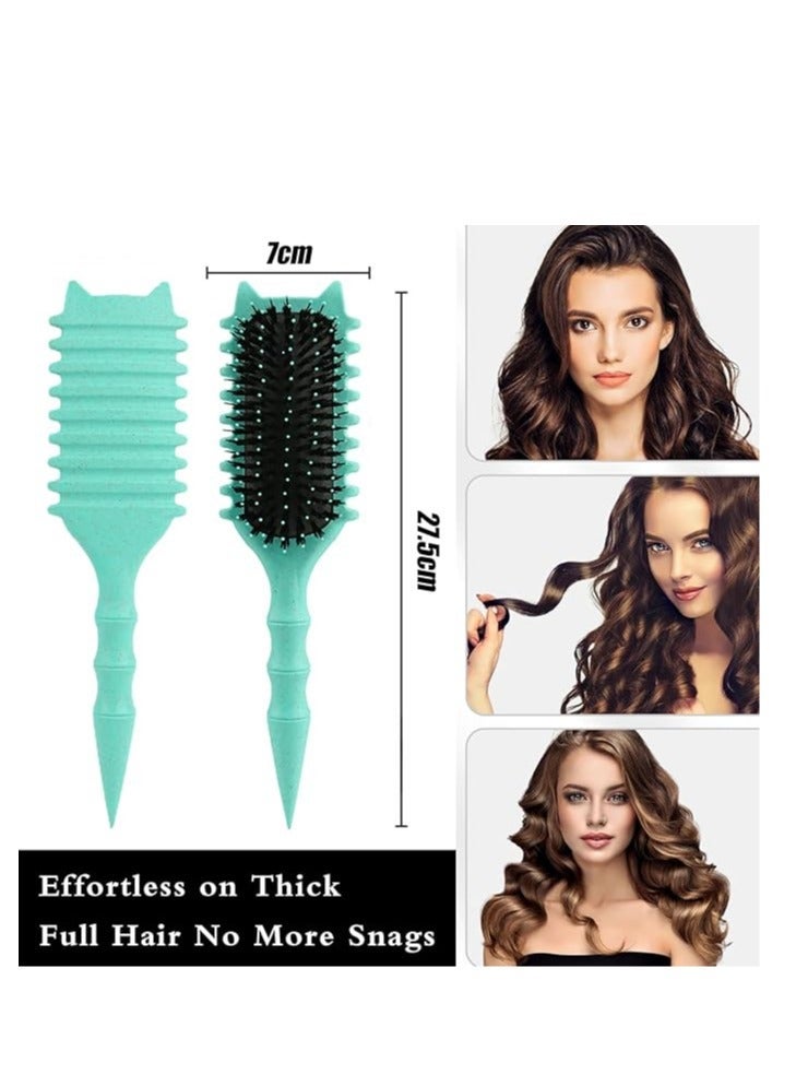 Bounce Curl Brush,Bounce Curl Defining Brush,Curl Defining Brush,Hair Brush Styling Brush,Shaping and Defining Curls for Women Girls - Image 2