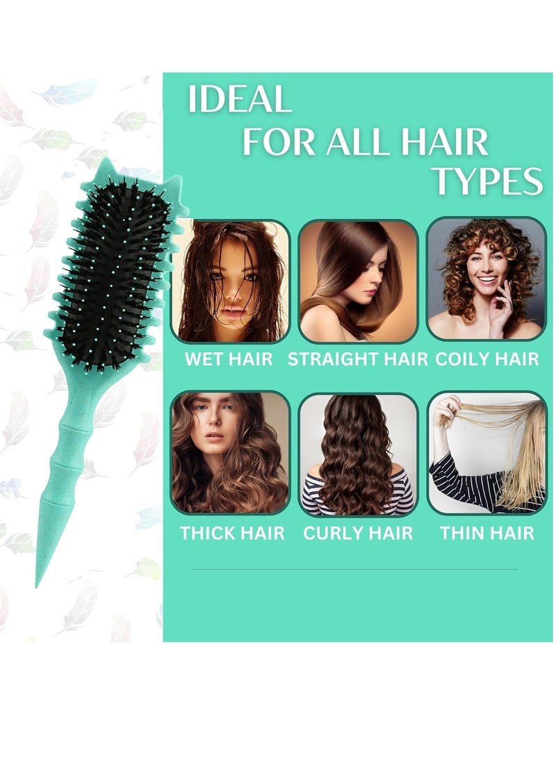 Bounce Curl Brush,Bounce Curl Defining Brush,Curl Defining Brush,Hair Brush Styling Brush,Shaping and Defining Curls for Women Girls - Image 1