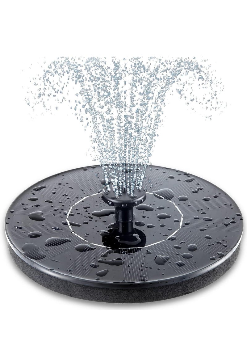 ميكسد مضخة نافورة حمام الطيور بالطاقة الشمسية، مضخة نافورة مياه عائمة تعمل بالطاقة الشمسية لحمام الطيور والحديقة والبركة والمسبح والمسبح الخارجي - Image 1