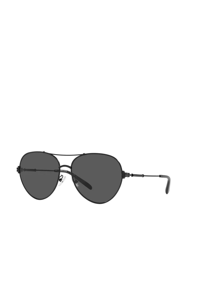 Tory Burch 0Ty6098 Rectangle Sunglasses