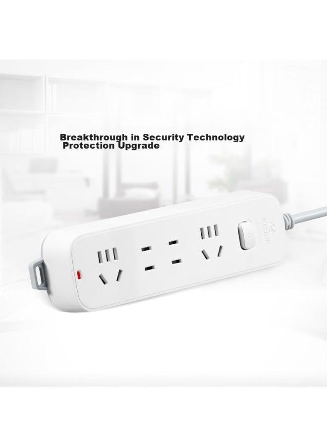 Bull Power Strip/extension Cord/power Bar/power Strip/power Board/dormitory Home Desktop Cable Block, 4 Outlets With Master Switch, 3 Meters Long, Gn-b3220 - Image 3