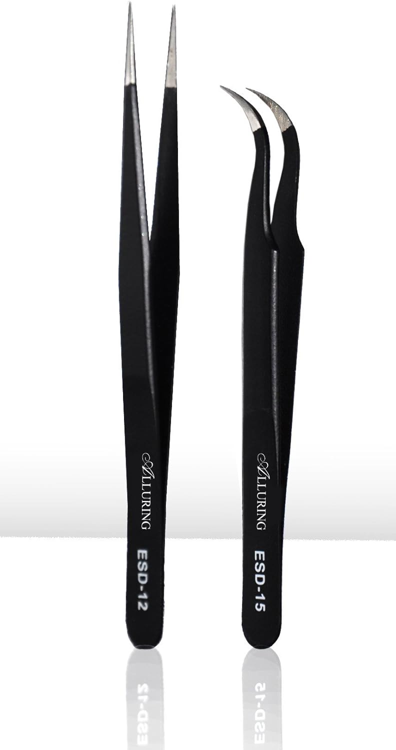 Alluring ESD Tweezers for Eyelash Extension
