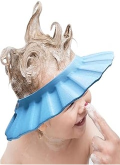 KOMIDK Baby shower cap soft adjustable baby bath head cap visor for washing hair shower bathing protection bath cap for toddler, baby, kids, children, assorted colors 