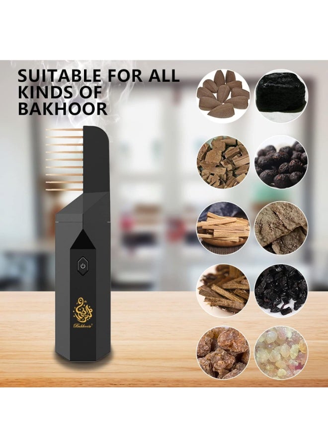 مبخرة بخور كهربائية مطورة صغير قابل لإعادة الشحن عبر منفذ USB، للاستخدام المنزلي والمكتبي والسيارة - Image 5