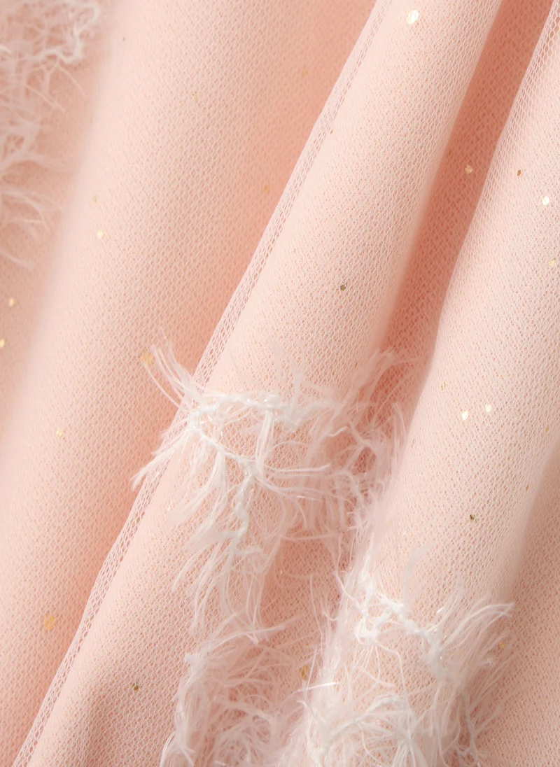 بالابالا فستان بناتي منسوج قطعة واحدة