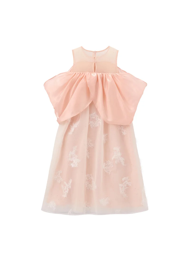 Balabala pale pink Kids Girls Woven one-piece dress for Women | Best Price UAE