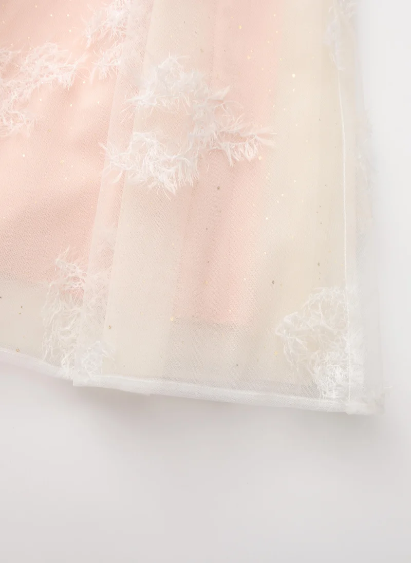 Balabala pale pink Kids Girls Woven one-piece dress for Women | Best Price UAE