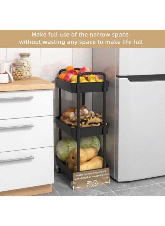 جيجيرو عربة دوارة ذات 3 طبقات مع عجلات - Image 3