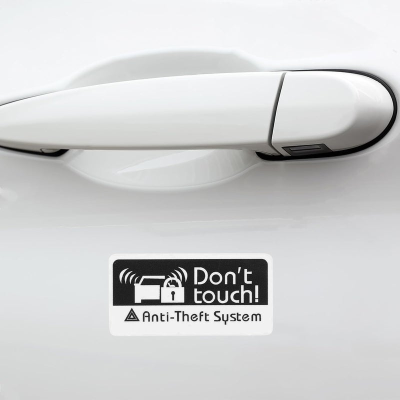 Car Door Alert Sticker 2pcs Anti-Theft Car Protection Decals High Adhesion Auto Security Warning Signs for Vehicle Theft Prevention - Image 5