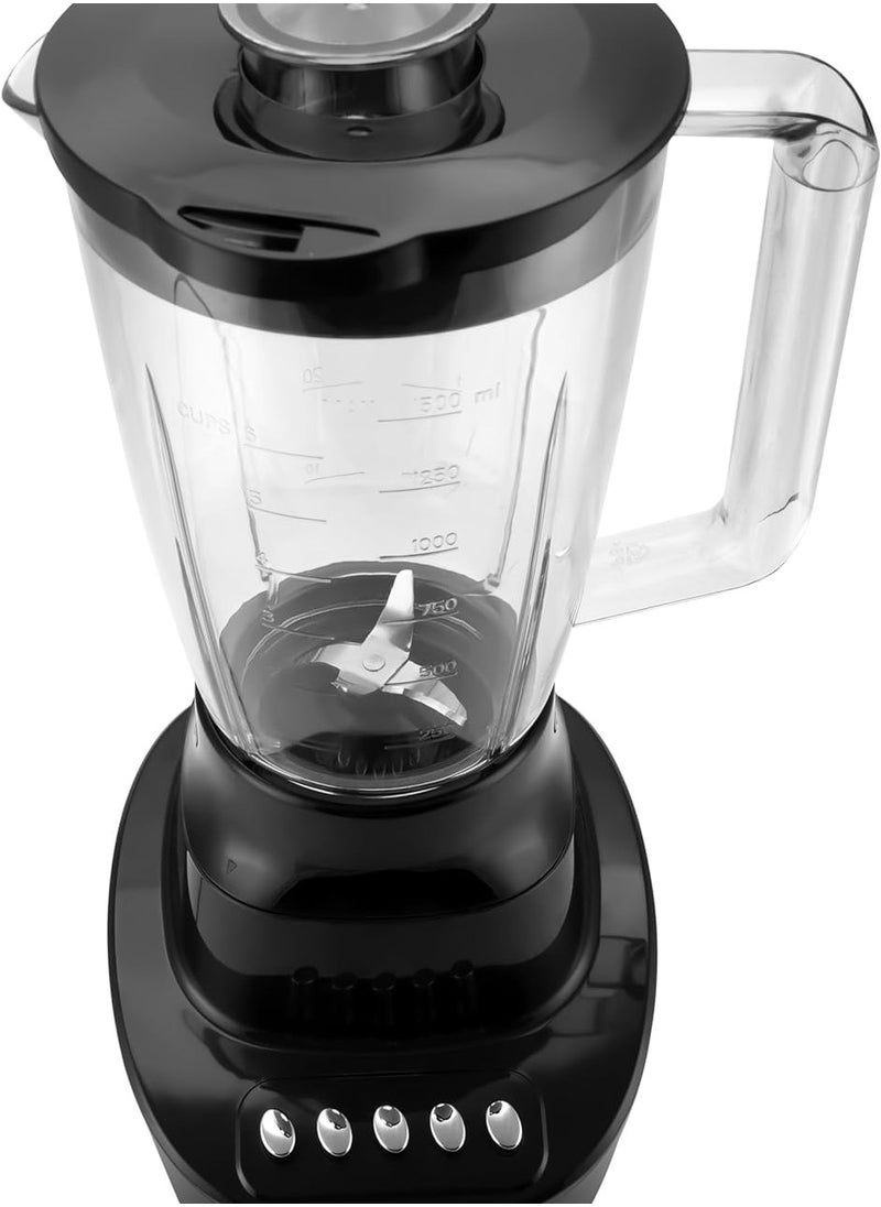 Sonai Play 3 in 1 Blender with 2 Mills - 3 Speeds Black - MAR-2300